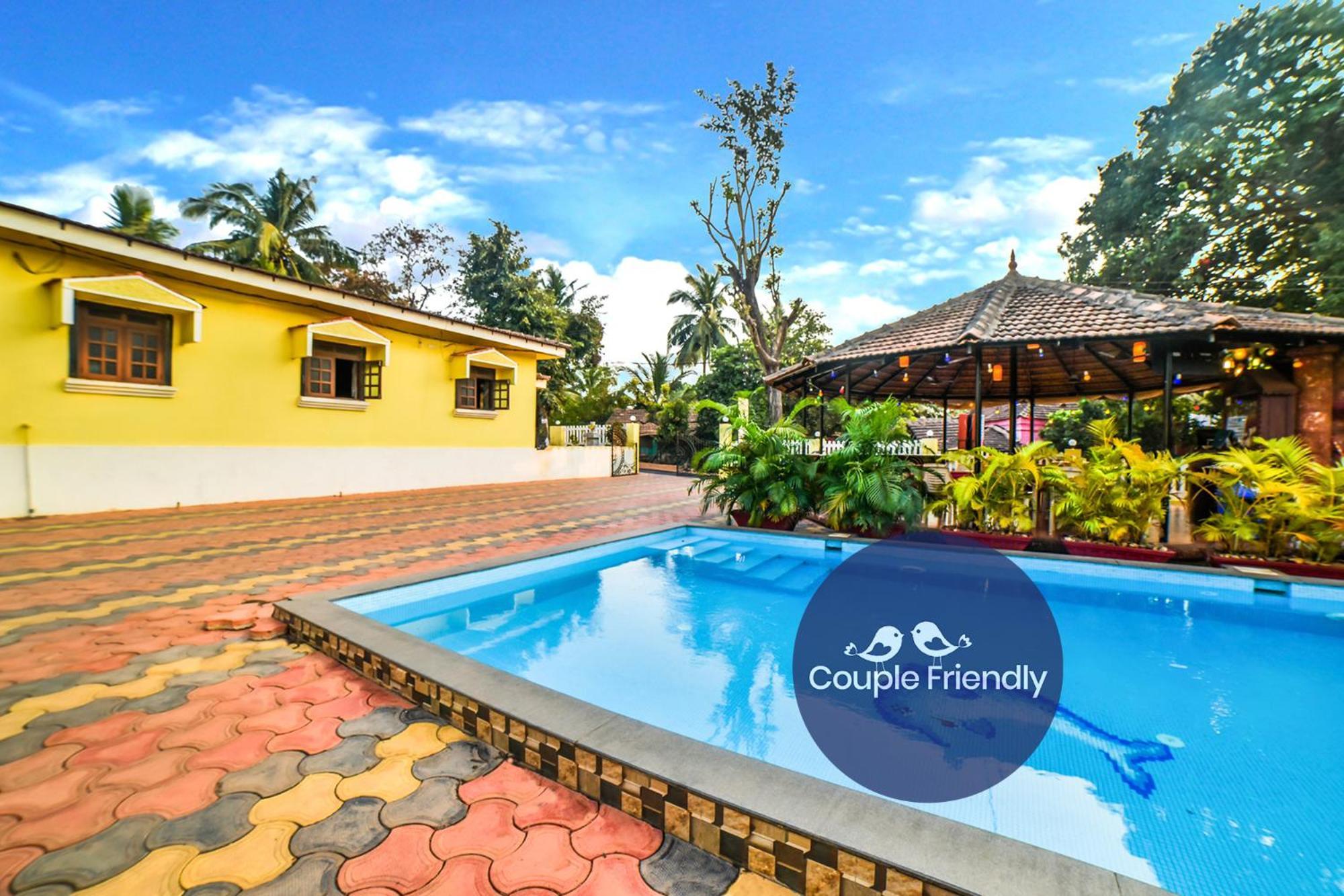 Fabhotel Yoyo Cottage With Pool - Nr Chapora Fort Vagator Exterior photo